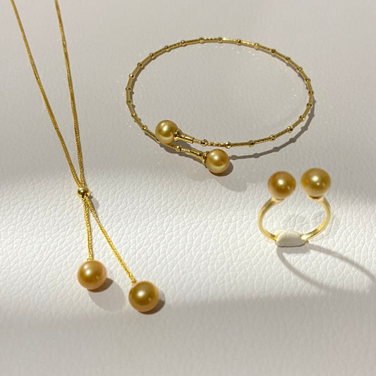 Gold Pearl Set