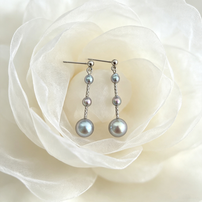 Blue Rhythm Natural Saltwater Pearls Earring