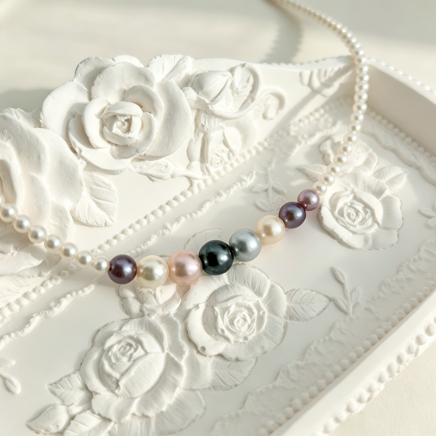 Dreamy Rainbow-Candy Pearl Necklace