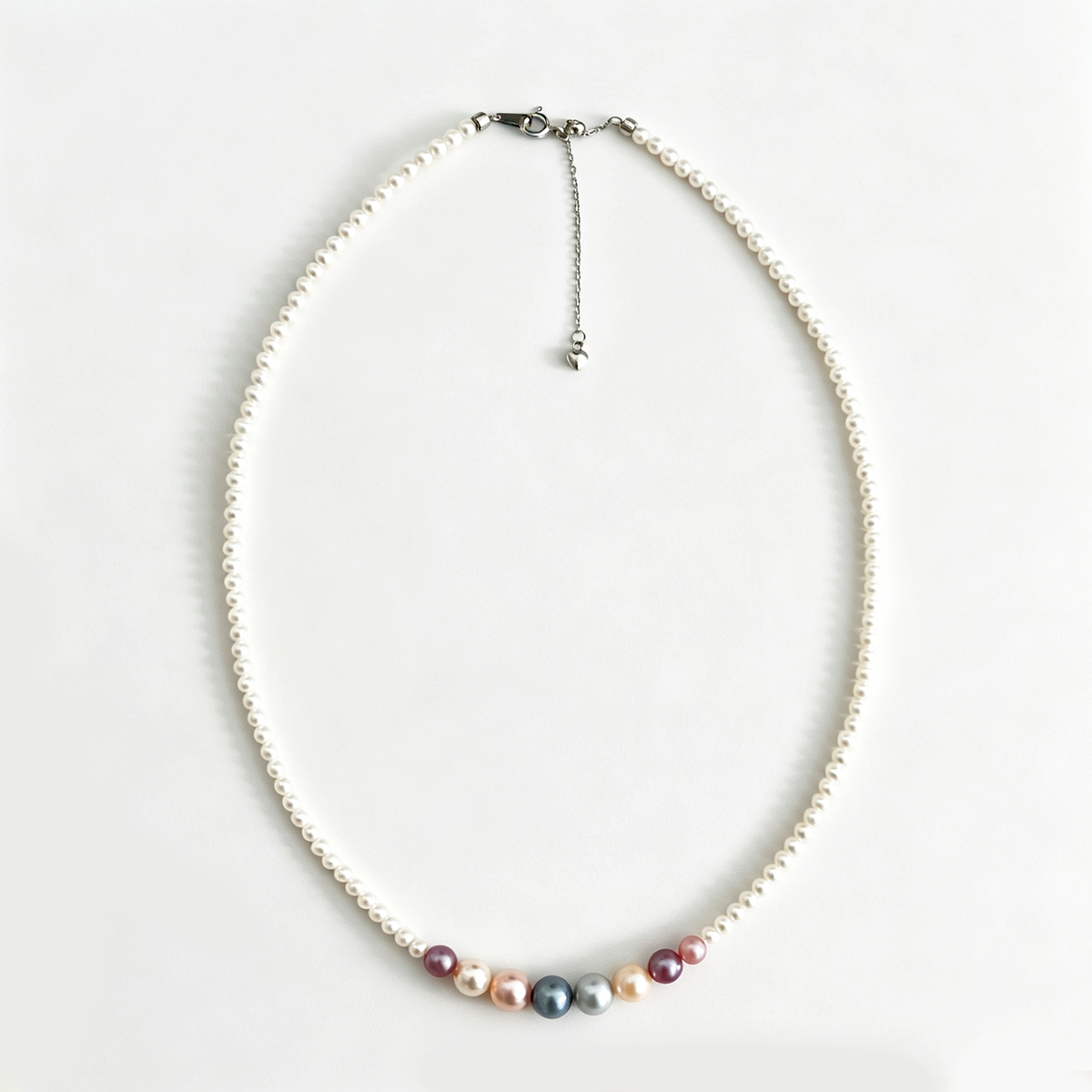 Dreamy Rainbow-Candy Pearl Necklace
