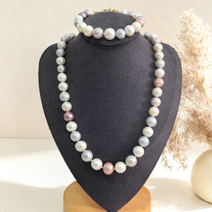 Multi-Color Edison Pearl Jewelry Set