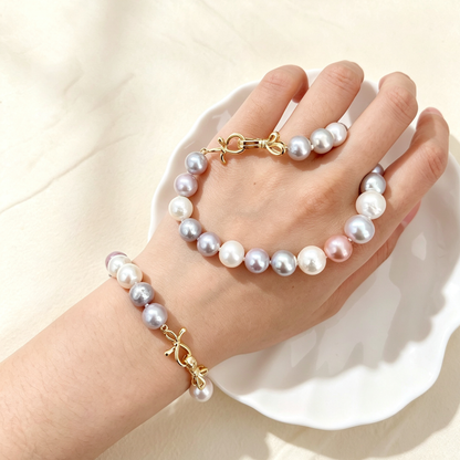 Multi-Color Edison Pearl Jewelry Set