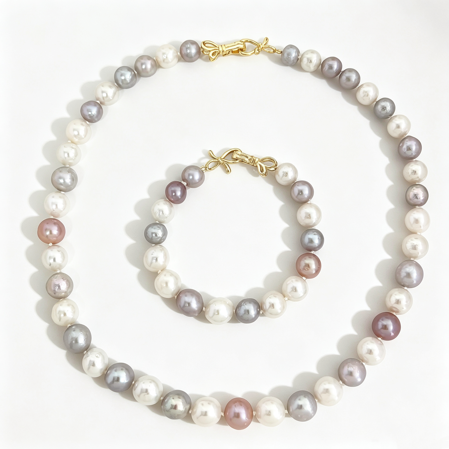 Multi-Color Edison Pearl Jewelry Set