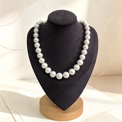 Aurora Luster White Edison Pearl Necklace