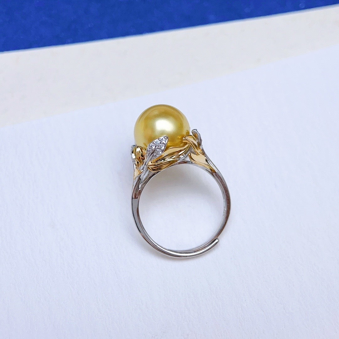 【Accessory】S925 Leaf style adjustable ring set