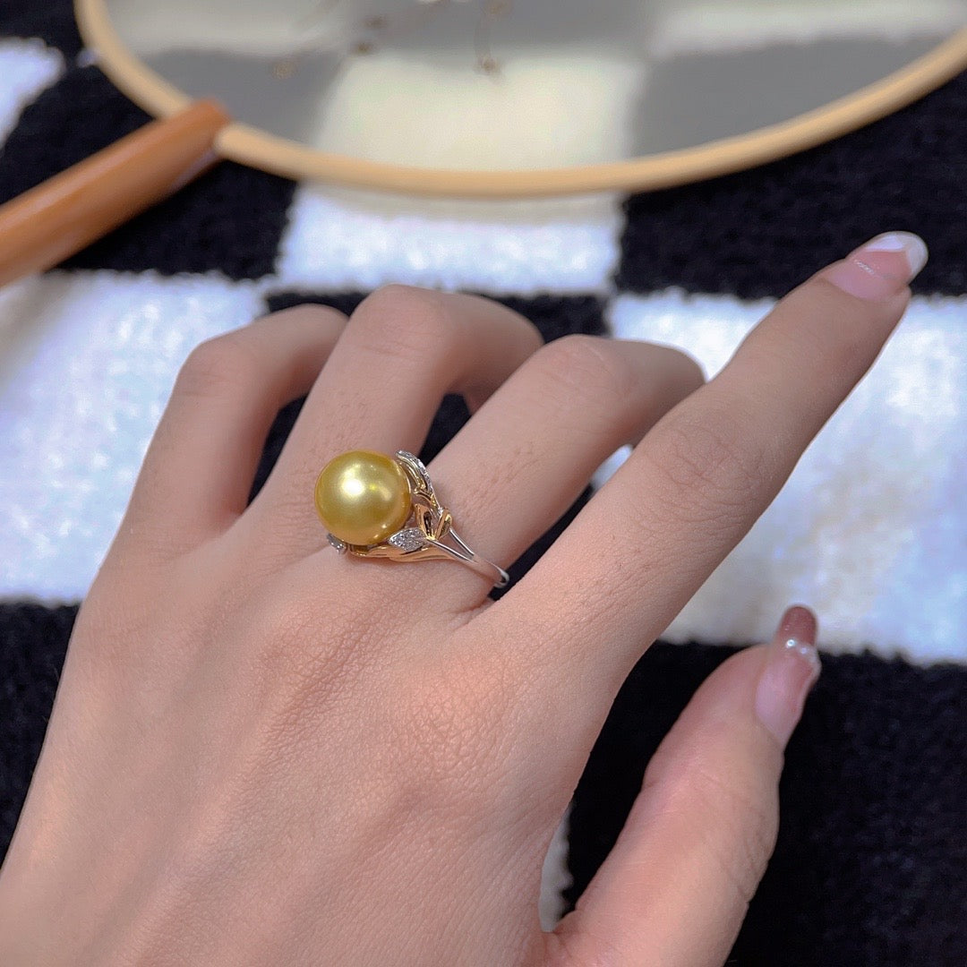 【Accessory】S925 Leaf style adjustable ring set