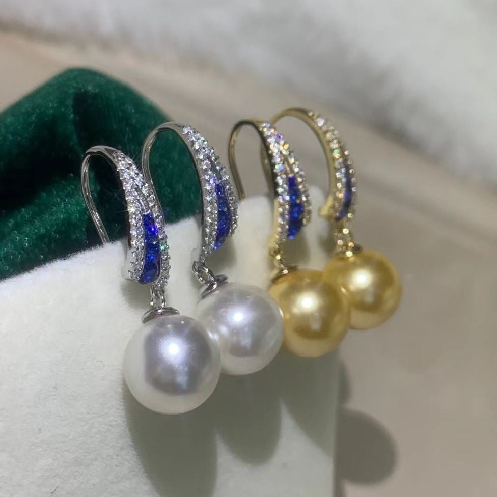 【Accessory】S925 Unique Pearl Earring Setting