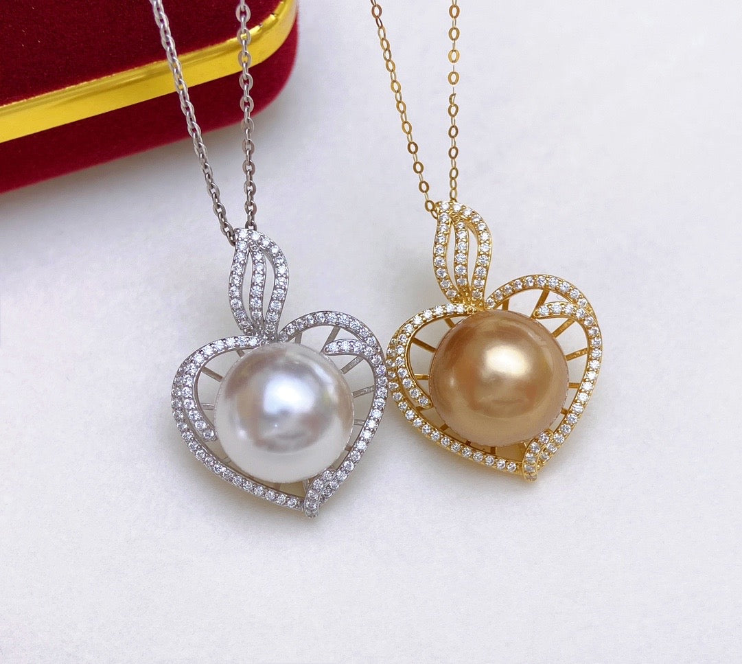 【Accessory】S925  Classic heart shape necklace pendant