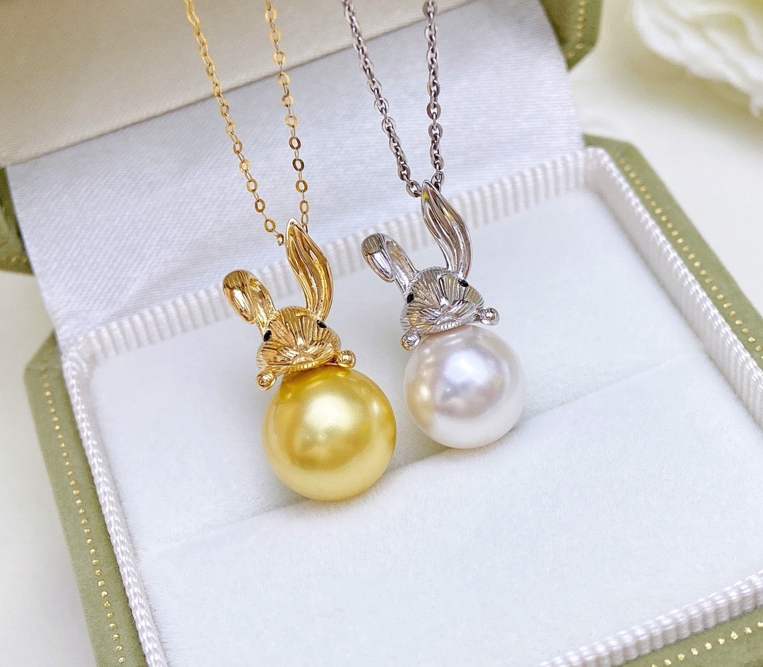 【Accessory】S925 Cute rabbit necklace pendant