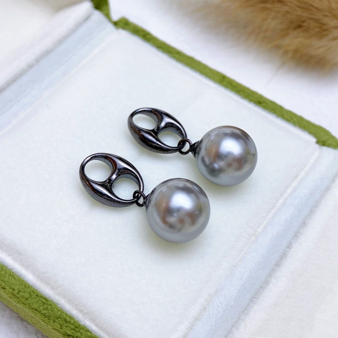 【Accessory】S925 pig nose earrings set