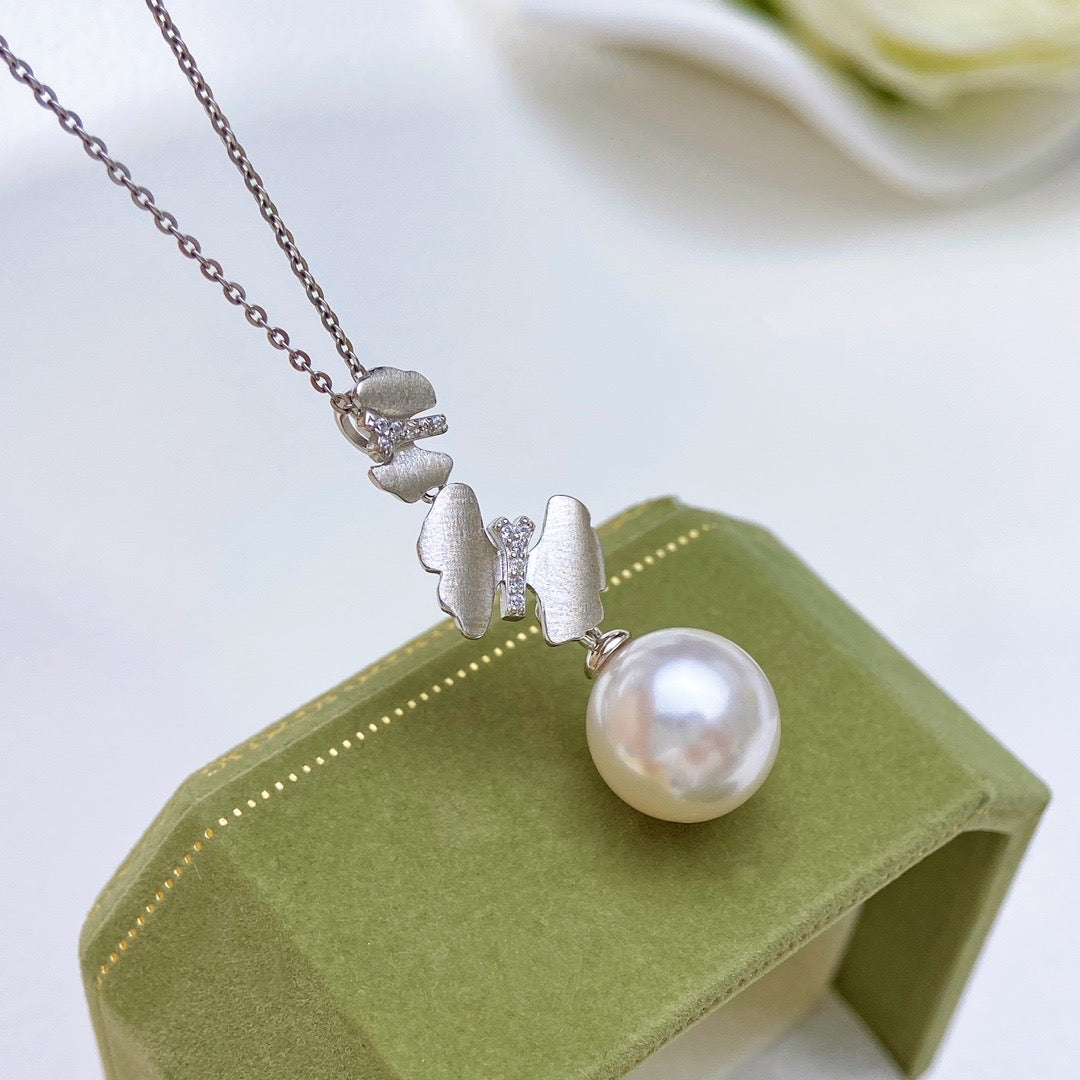 【Accessory】S925 Butterfly pearl Necklace pendant