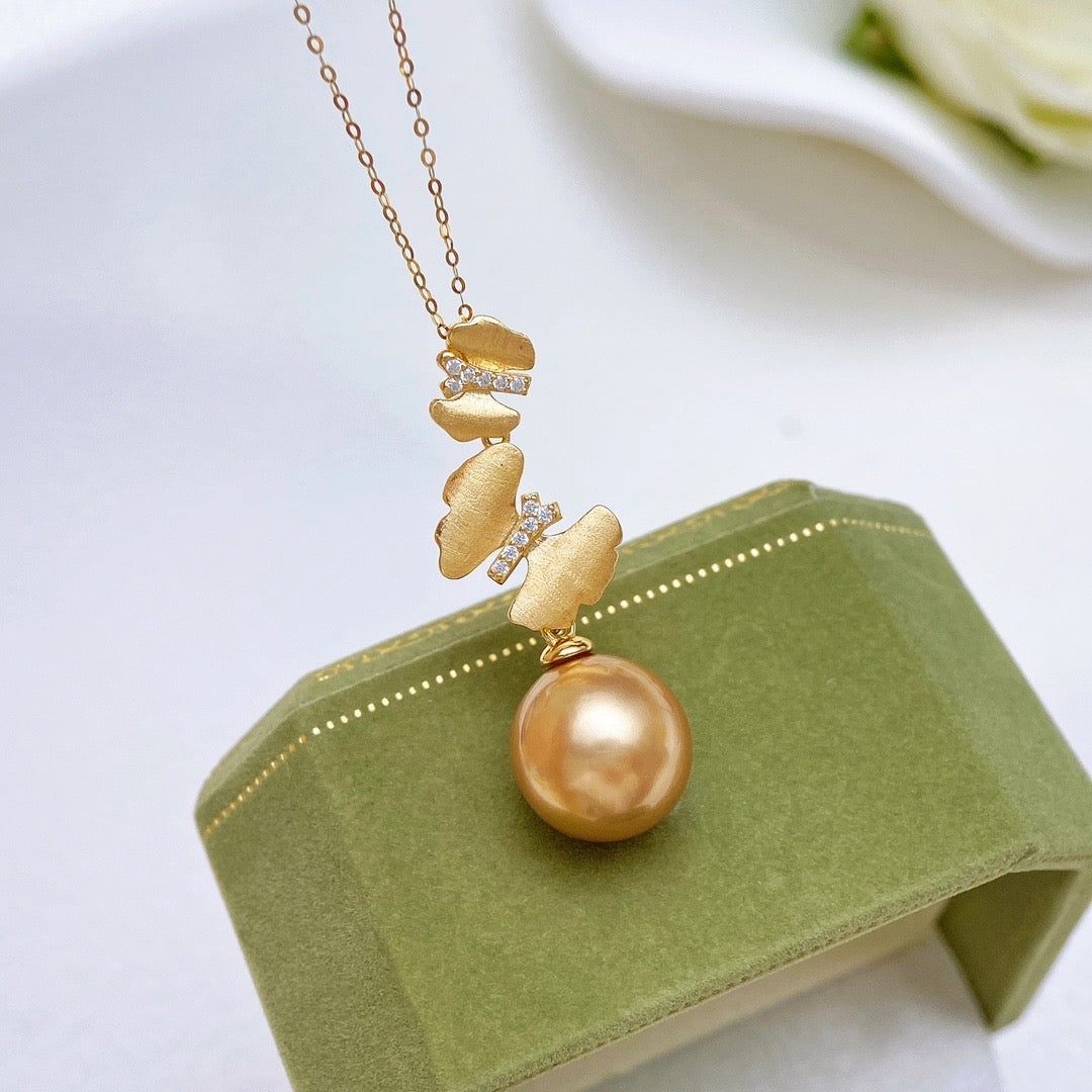 【Accessory】S925 Butterfly pearl Necklace pendant