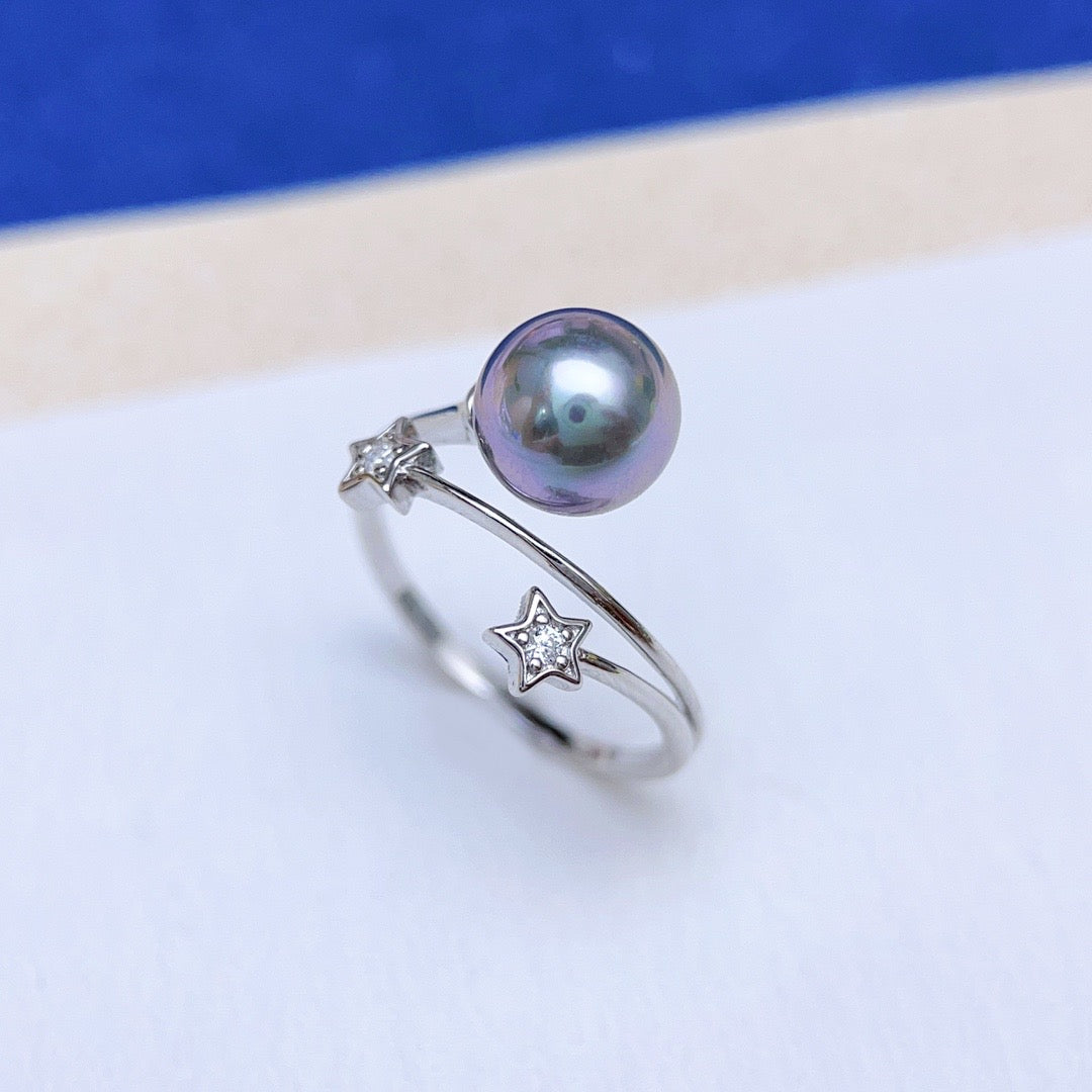 【Accessory】S925 shooting star adjustable ring set