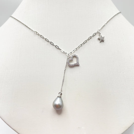 S925 Tear Drop Necklace