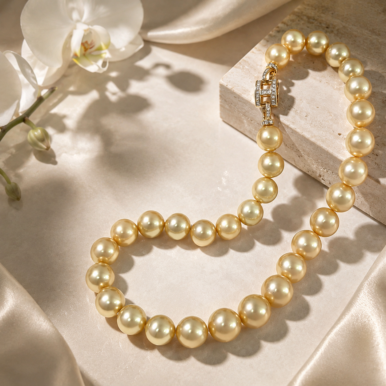 South Sea Gold Pearl Necklace