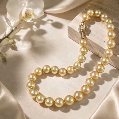 South Sea Gold Pearl Necklace