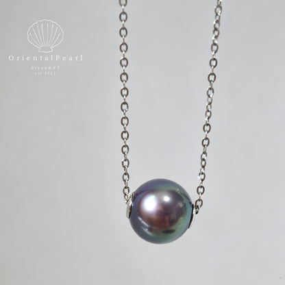 Classic Lulutong with Demon Purple Pearl Necklace