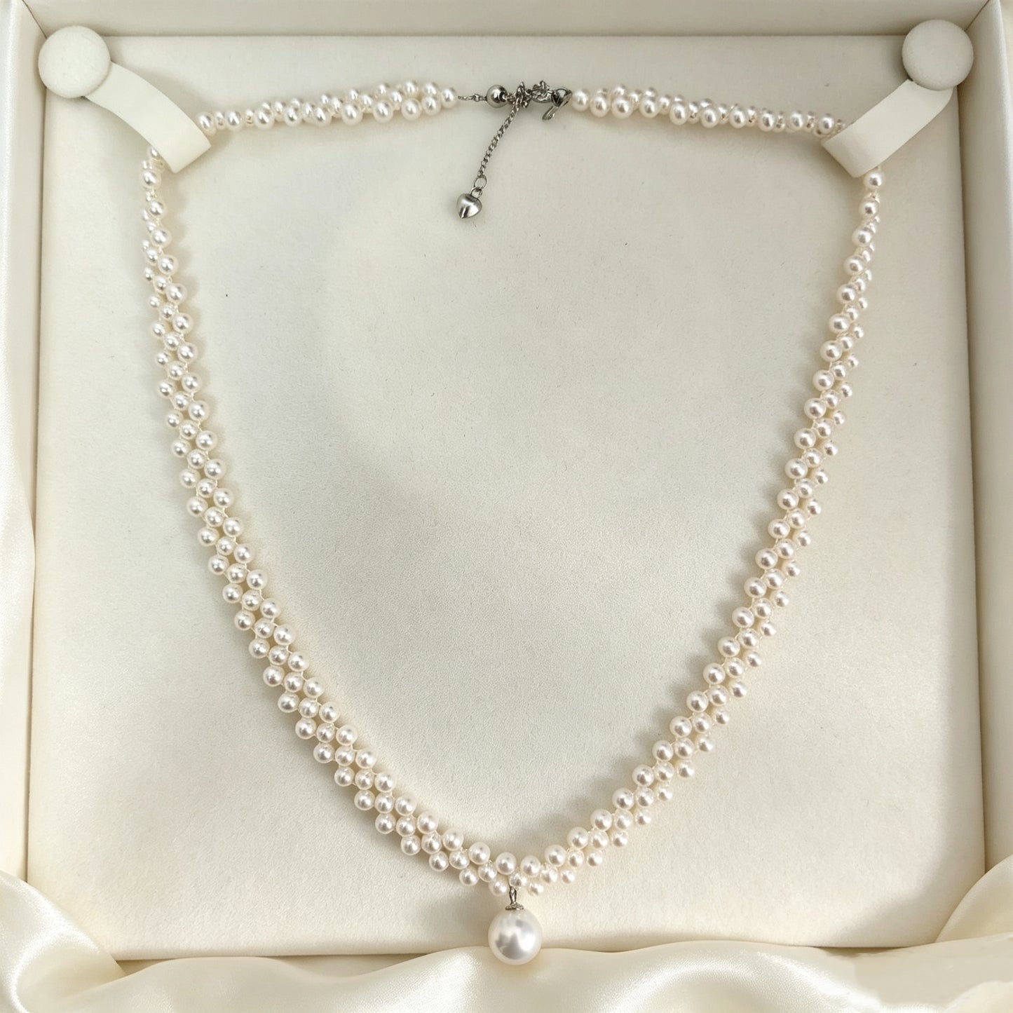 Moonlace Drop-Freshwater Pearl Necklace