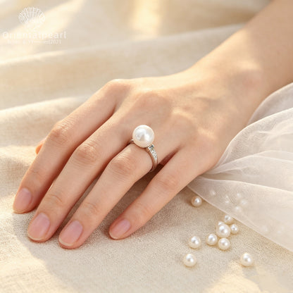 Moonlight Dew pearl ring