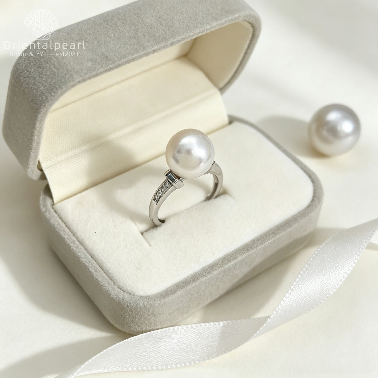 Moonlight Dew pearl ring