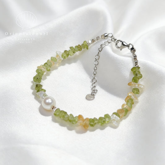B01-Forest Dew Natural Pearl Bracelet