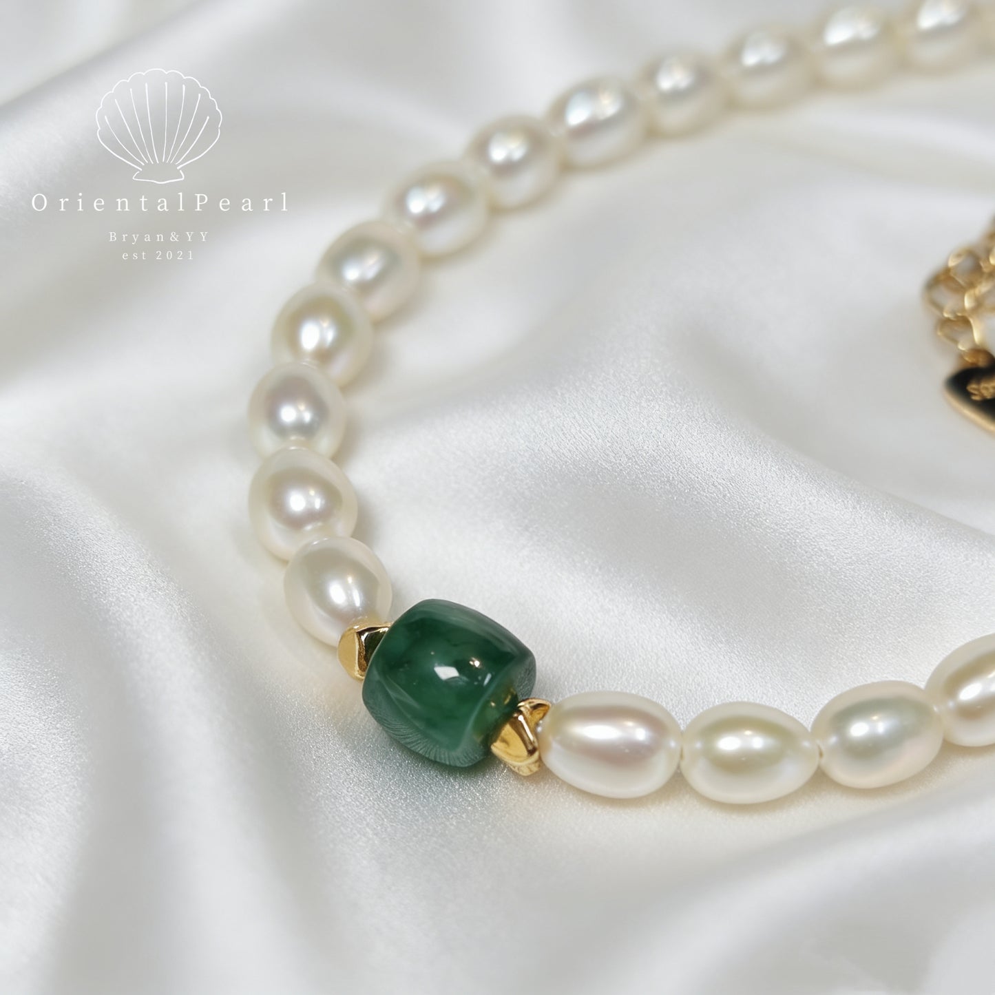 B03-Spring on the Twig Natural Pearl Bracelet