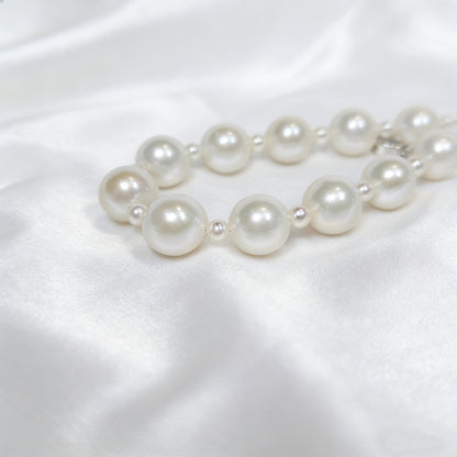 Snow White Edison Natural Pearl Bracelet