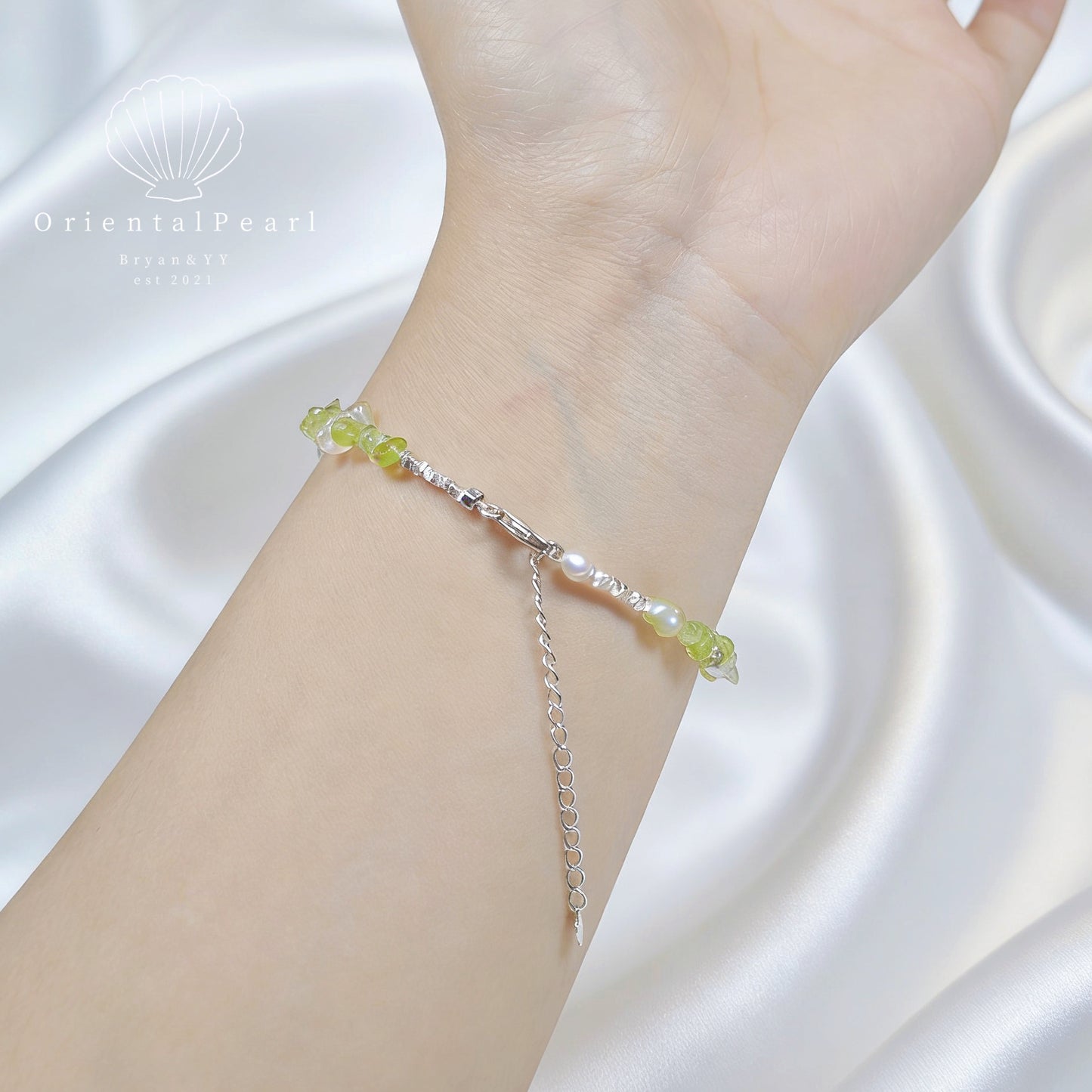 B01-Forest Dew Natural Pearl Bracelet