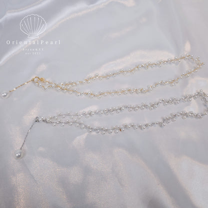 NC26-Alice's Wreath Pearls Necklace