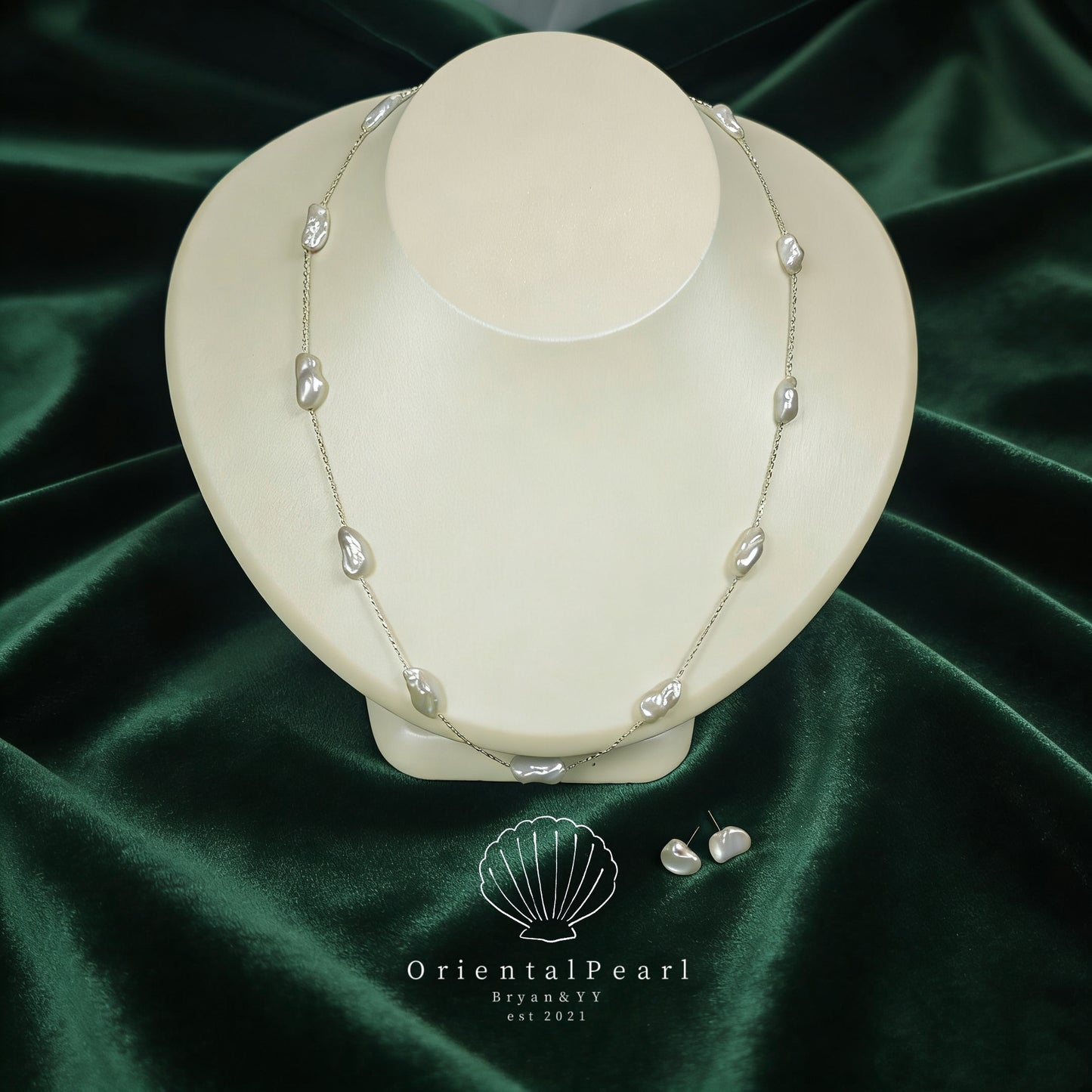 Set13-Star Fall Blue Blood Keshi Pearls Set