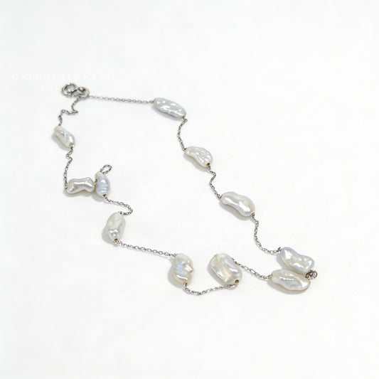 Set13-Star Fall Blue Blood Keshi Pearls Set