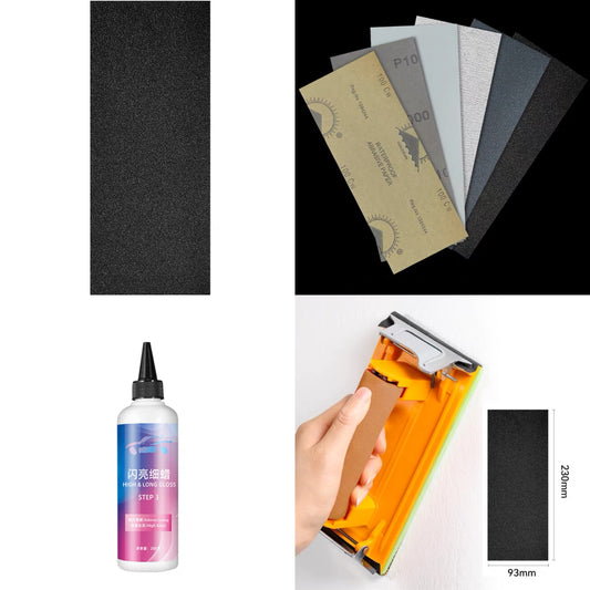 【105】Polishing Tool (sandpaper ,sandpaper holder , polishing paste)