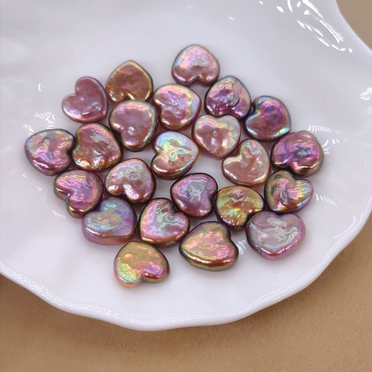 【 Romantic Love】 ( heart shape pearl | 4-6 pcs / 1 clam)