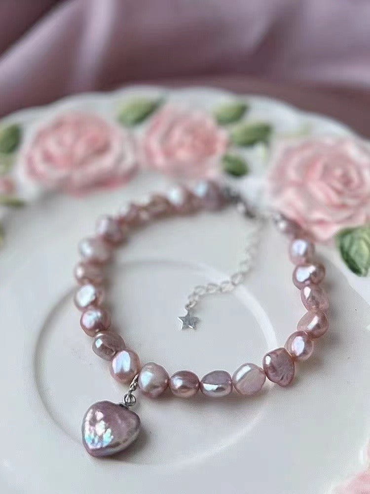 【 Romantic Love】 ( heart shape pearl | 4-6 pcs / 1 clam)