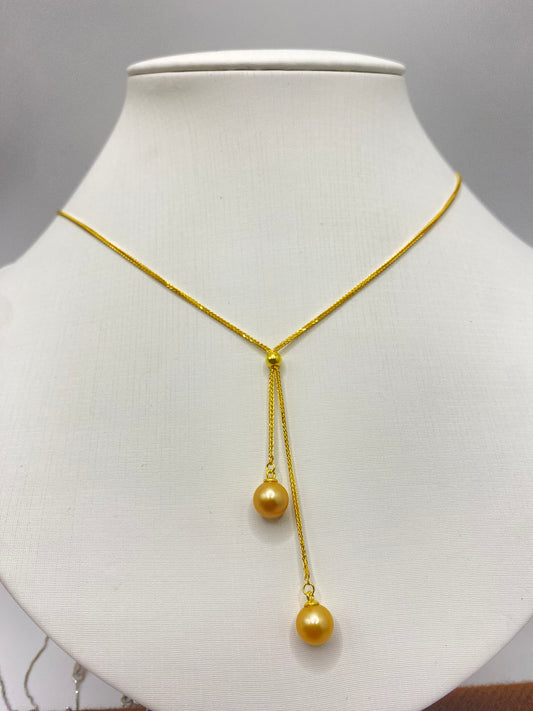 Gold necklace ( S925 )